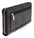 GUESS Laurel II SLG Zip Around Wallet L Coal Logo