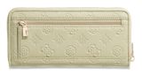 GUESS Anise SLG Zip Around Wallet L Sage Logo