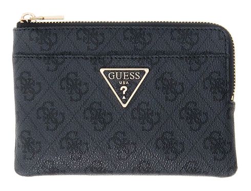 GUESS Laurel II SLG Key Ring Pouch Coal Logo