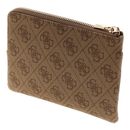 GUESS Laurel II SLG Key Ring Pouch Latte Logo