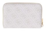 GUESS Laurel II SLG Medium Zip Around Wallet Bone Logo