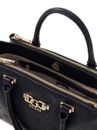 GUESS Anise Triple Compartment Satchel Black Logo