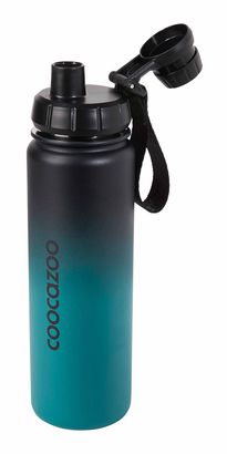 coocazoo Isolated Stainless Steel Drinking Bottle Gradient Teal