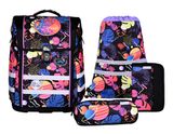 McNeill Perfecto Disney Schoolbag Set 8-teilig Stitch Black