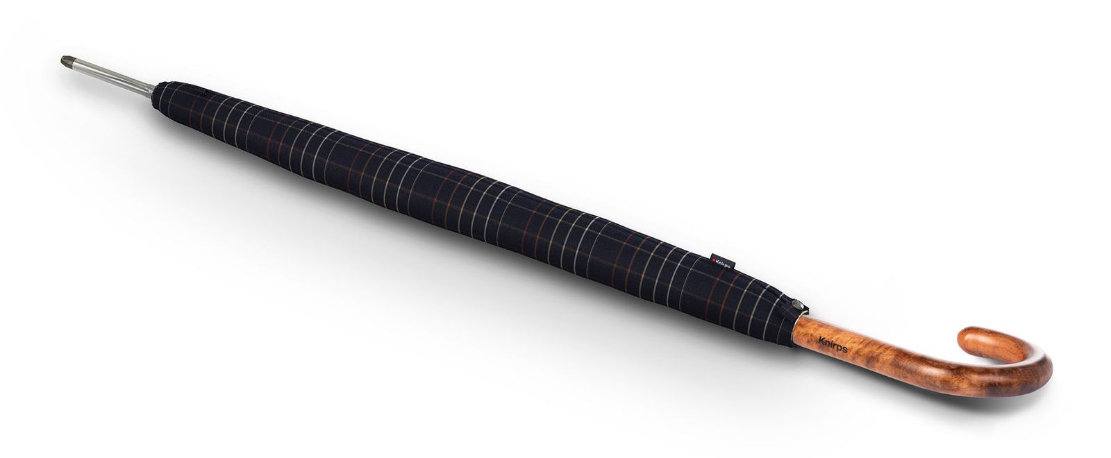 Knirps T.772 Long Automatic Check Black Knirps T.772 Long Automatic Check Black