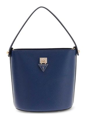 GUESS Patsie Top Handle Bucket Navy