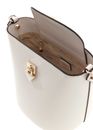 GUESS Patsie Top Handle Bucket Cream White