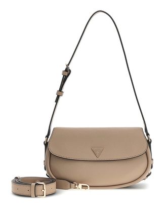 GUESS Danya Flap Shoulder Bag Taupe