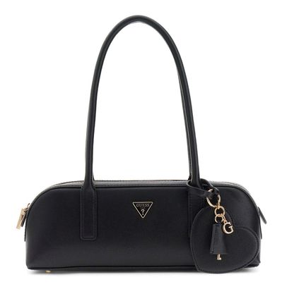 GUESS Isobel Small Shoulder Satchel Black