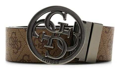 GUESS Milano Adjustable And Reversible Belt H35 W95 Brown - kürzbar