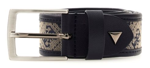 GUESS Boston Adjustable Belt H35 W95 Sand / Blue