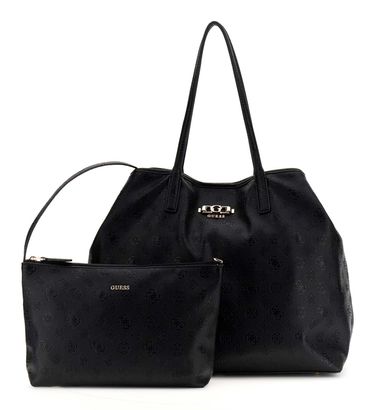 GUESS Victtoria 2 in 1 Tote Black Logo