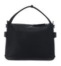 COCCINELLE Gretel Ribbon Handbag Grained Leather Noir