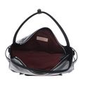 COCCINELLE Gretel Ribbon Handbag Grained Leather Noir