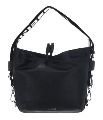 COCCINELLE Gretel Ribbon Crossbody Bag Noir