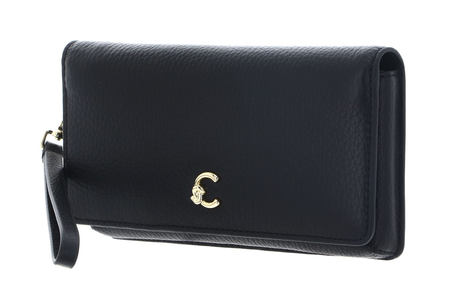 COCCINELLE C-Me Envelopes Grained Leather Noir