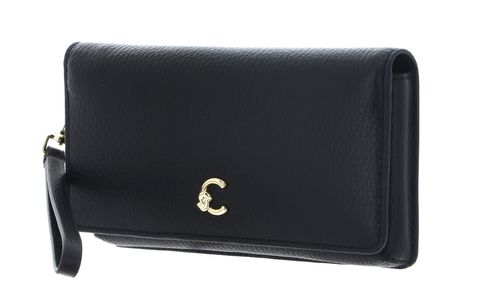 COCCINELLE C-Me Envelopes Grained Leather Noir