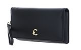 COCCINELLE C-Me Envelopes Grained Leather Noir COCCINELLE C-Me Envelopes Grained Leather Noir