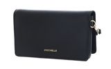 COCCINELLE C-Me Envelopes Grained Leather Noir COCCINELLE C-Me Envelopes Grained Leather Noir