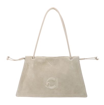COCCINELLE Dulse Suede Shoulderbag Sandshell / Sandshell