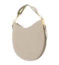 COCCINELLE Sunup Handbag Double Grainy Leather Sandshell / Seagrass