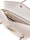 GUESS Sophia Shoulder Satchel Cream White