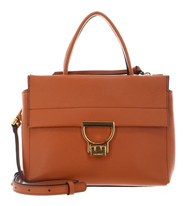 COCCINELLE Arlettis Handbag Grained Leather Crab