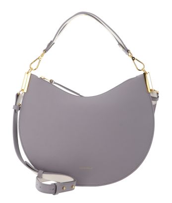 COCCINELLE Sunup Handbag Double Grainy Leather Oyster / Pearl