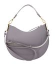 COCCINELLE Sunup Handbag Double Grainy Leather Oyster / Pearl COCCINELLE Sunup Handbag Double Grainy Leather Oyster / Pearl