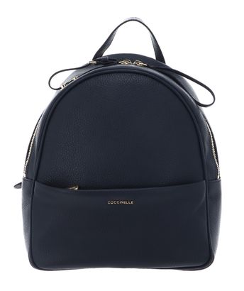 COCCINELLE Nory Backpack Grained Leather Midnight Blue COCCINELLE Nory Backpack Grained Leather Midnight Blue