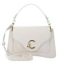 COCCINELLE C-Me Grained Leather Handbag Pearl