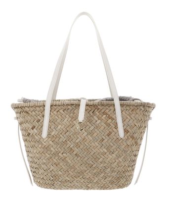 COCCINELLE C-Me Summer Straw Shopper Natural / Pearl