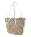 COCCINELLE C-Me Summer Straw Shopper Natural / Pearl