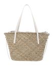 COCCINELLE C-Me Summer Straw Shopper Natural / Pearl