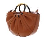COCCINELLE Shell Handbag Smooth Leather Crab COCCINELLE Shell Handbag Smooth Leather Crab