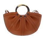 COCCINELLE Shell Handbag Smooth Leather Crab COCCINELLE Shell Handbag Smooth Leather Crab
