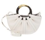 COCCINELLE Shell Handbag Smooth Leather Pearl COCCINELLE Shell Handbag Smooth Leather Pearl