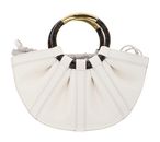 COCCINELLE Shell Handbag Smooth Leather Pearl COCCINELLE Shell Handbag Smooth Leather Pearl
