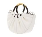COCCINELLE Shell Handbag Smooth Leather Pearl COCCINELLE Shell Handbag Smooth Leather Pearl