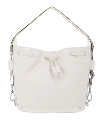 COCCINELLE Gretel Ribbon Crossbody Bag Pearl