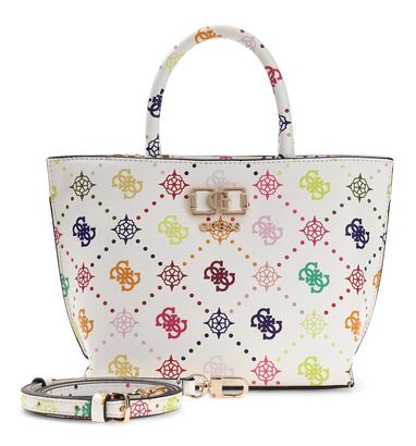 GUESS Emelie Logo Mini Tote Multi Logo