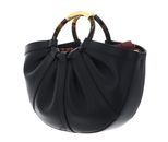 COCCINELLE Shell Handbag Smooth Leather Noir COCCINELLE Shell Handbag Smooth Leather Noir
