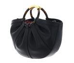 COCCINELLE Shell Handbag Smooth Leather Noir COCCINELLE Shell Handbag Smooth Leather Noir