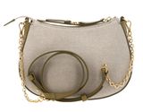 COCCINELLE C-Easy Canvas Mini Crossover Bag Natural / Seagrass