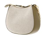 COCCINELLE C-Easy Canvas Mini Crossover Bag Natural / Seagrass