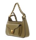 COCCINELLE Beat Grained Leather Handbag Seagrass