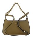 COCCINELLE Beat Grained Leather Handbag Seagrass