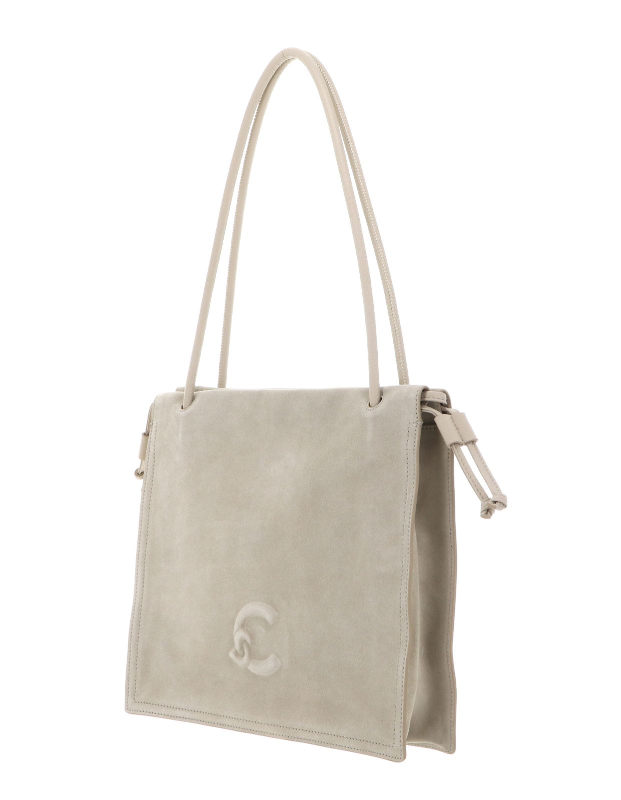 COCCINELLE Dulse Suede Handbag Sandshell / Sandshell COCCINELLE Dulse Suede Handbag Sandshell / Sandshell