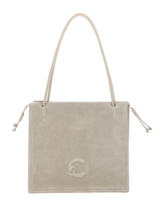 COCCINELLE Dulse Suede Handbag Sandshell / Sandshell