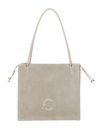 COCCINELLE Dulse Suede Handbag Sandshell / Sandshell COCCINELLE Dulse Suede Handbag Sandshell / Sandshell